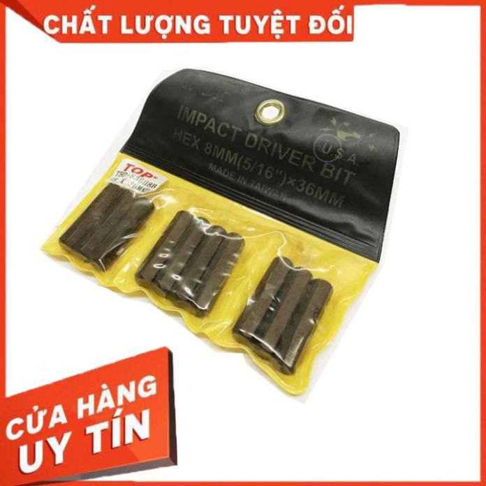 Bộ 10 Mũi Đóng Lục Giác Top Cao Cấp 5mm