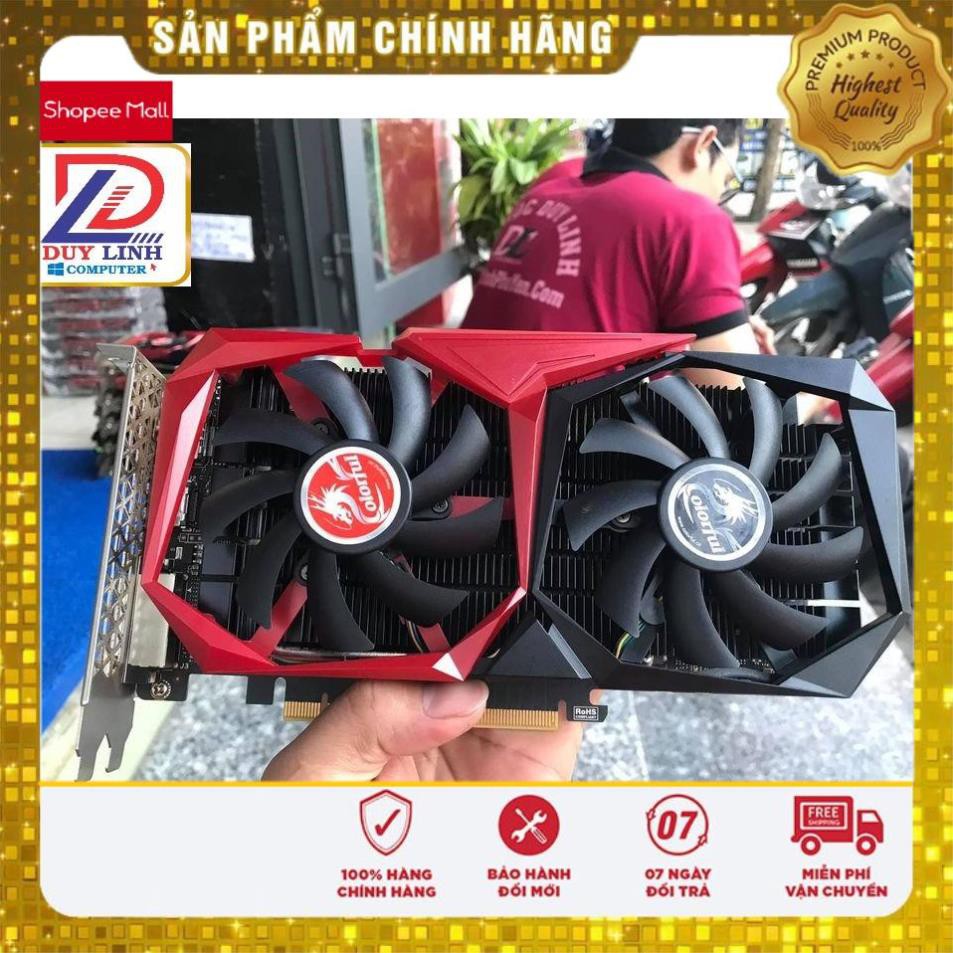 Siêu sale_ Vga GTX 1050ti 4G Colorful 2 fan game còn bảo hành đến 03/2022