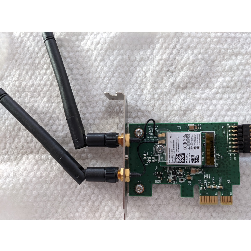 Chính hãng Dell - Card PCIe Wifi Bluetooth Intel AC 8265 8260 NGW. Bộ M2 Wireless PCI-Express Dell PN: 097PD5 0D8W2M