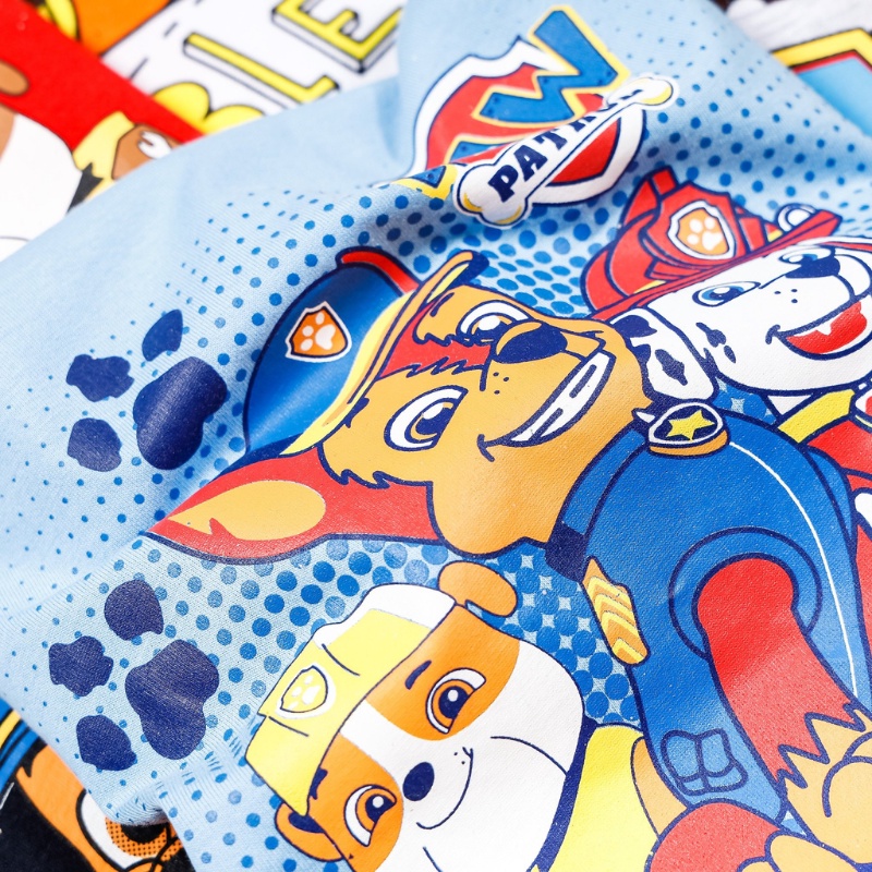 Bộ ba lỗ trẻ em, quần áo sát nách bé trai đội chó cứu hộ Pawpatrol chất liệu cotton cao cấp, mềm mịn size từ 10 đến 25kg