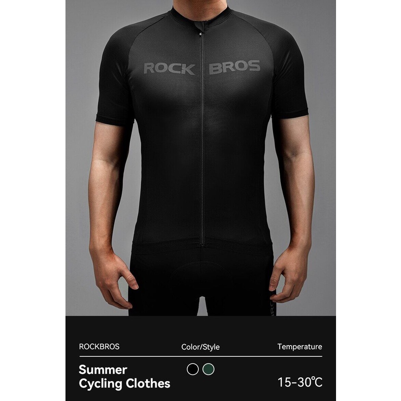 Rockbros Áo Thể Thao Đạp Xe Thoáng Khí Nhanh Khô Thời Trang Xuân Hè