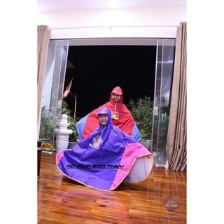 Áo mưa trùm trẻ em Sơn Thủy (Hồng/Tím)