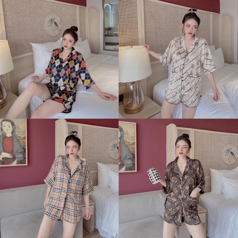 BỘ LỤA SATIN ĐÙI CÁNH DƠI