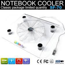 Đế tản nhiệt cho laptop Notebook Cooler XL-828 siêu mát - CÓ ĐÈN LED 1 Fan, Trong Suốt - Full Box, Hàng chính hãng