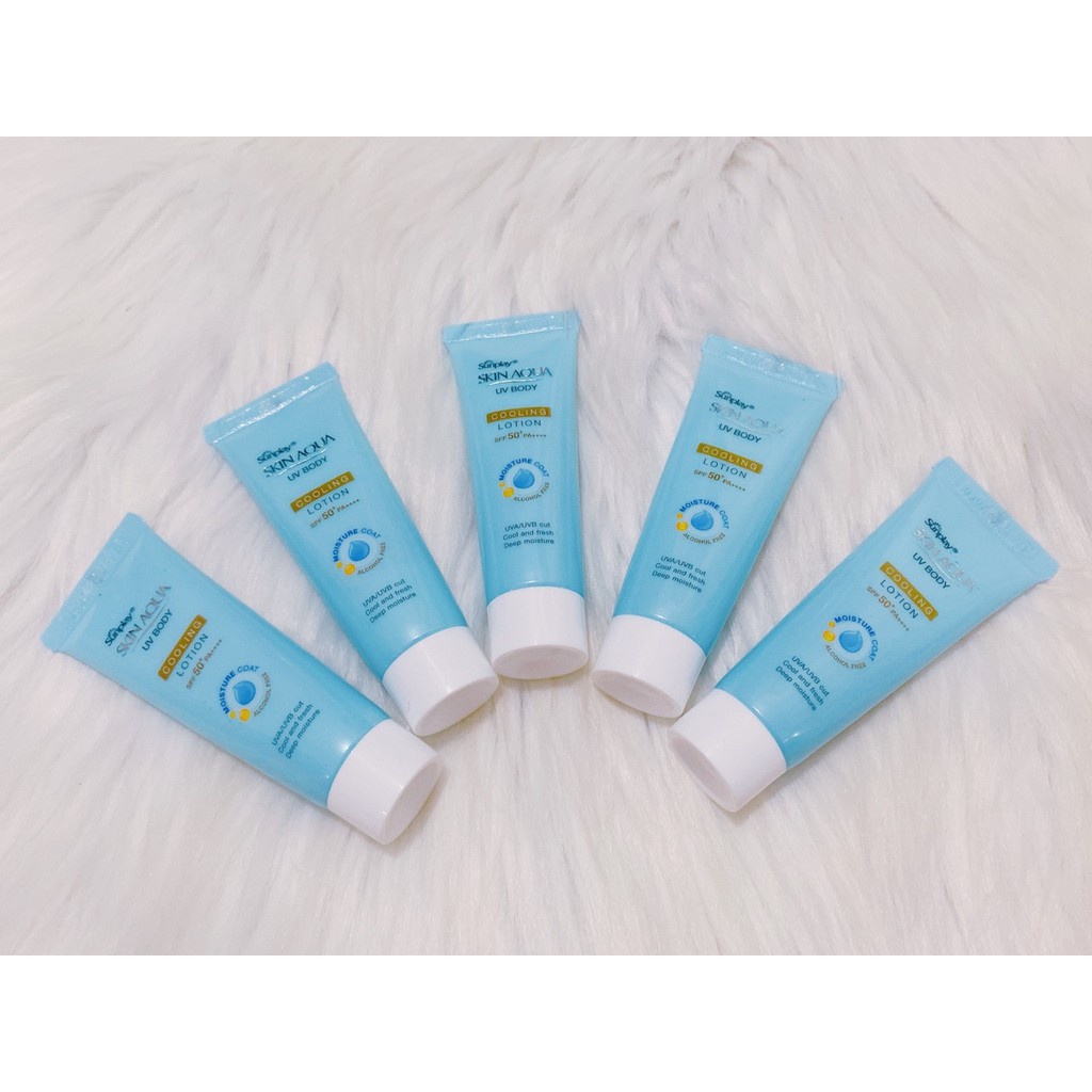 Kem Chống Nắng Dưỡng Thể Mát Lạnh Sunplay Skin Aqua UV Body Cooling Lotion 15g