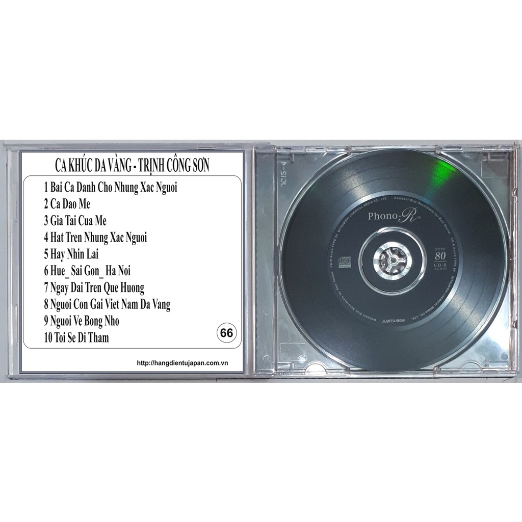 Bộ 5 đĩa cd nhạc trịnh công sơn