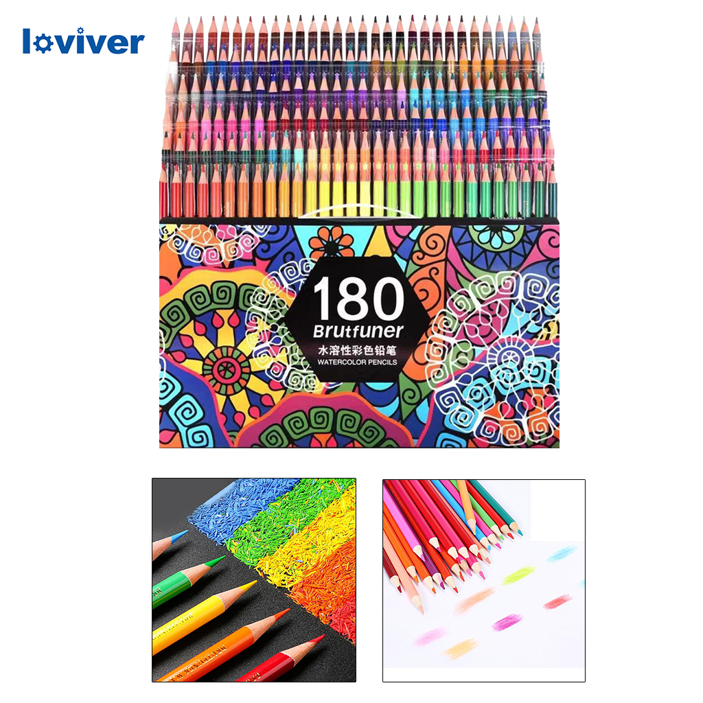 Bút Chì Màu Vẽ Tranh Dầu Với 48 Màu Tùy Chọn