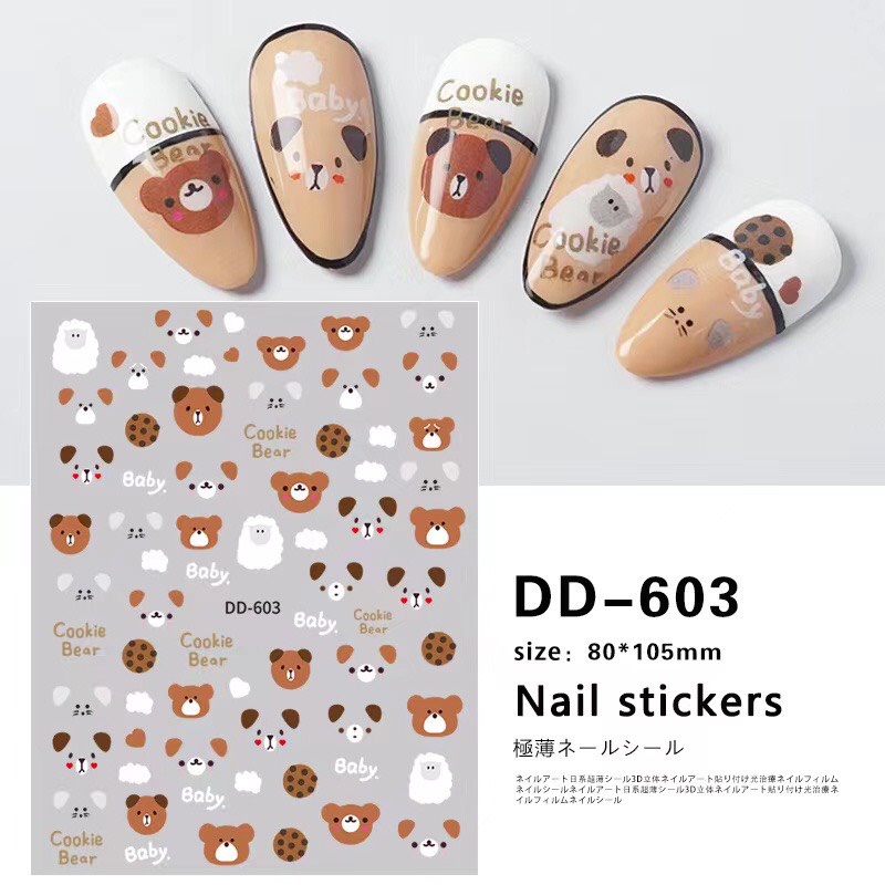 STICKER TRANG TRÍ NAIL NHIỀU MÃ MỚI A