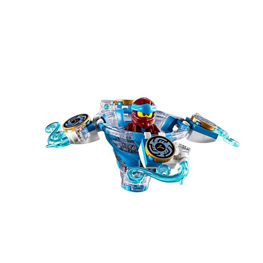 Đồ chơi xếp hình lắp ghép con quay lốc xoáy Ninjago 2 nhân vật