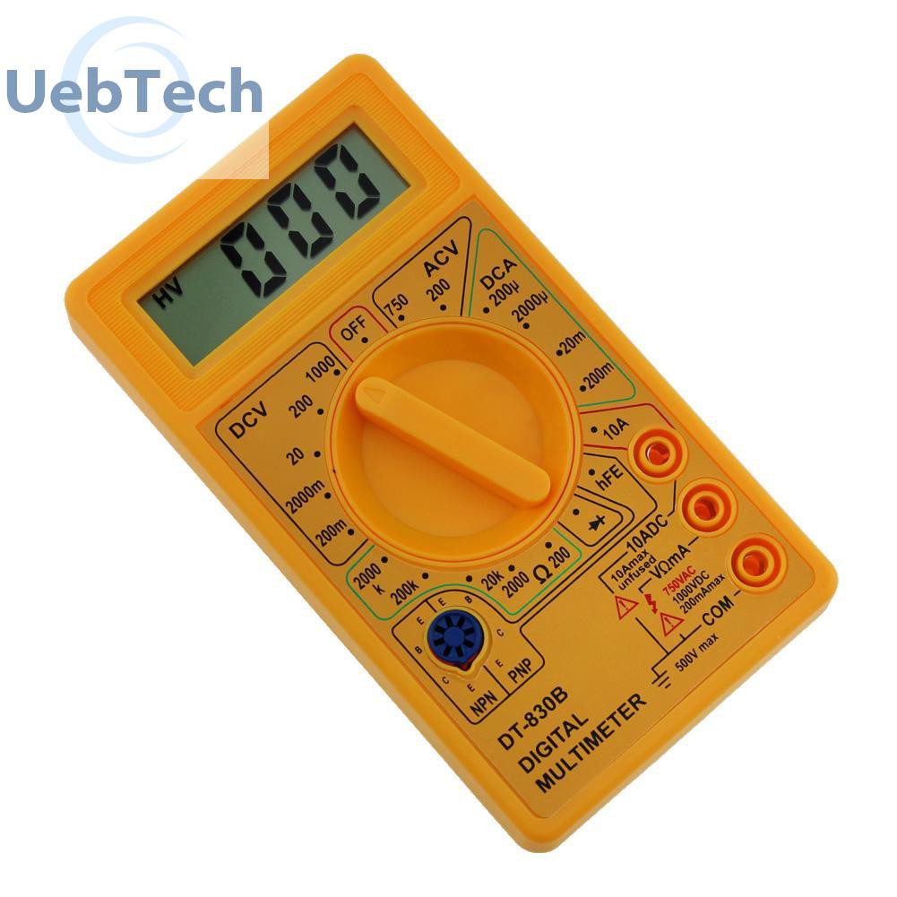 Máy Đo Điện Vạn Năng Dt-830B Màn Hình Lcd Ac/Dc 750/1000v