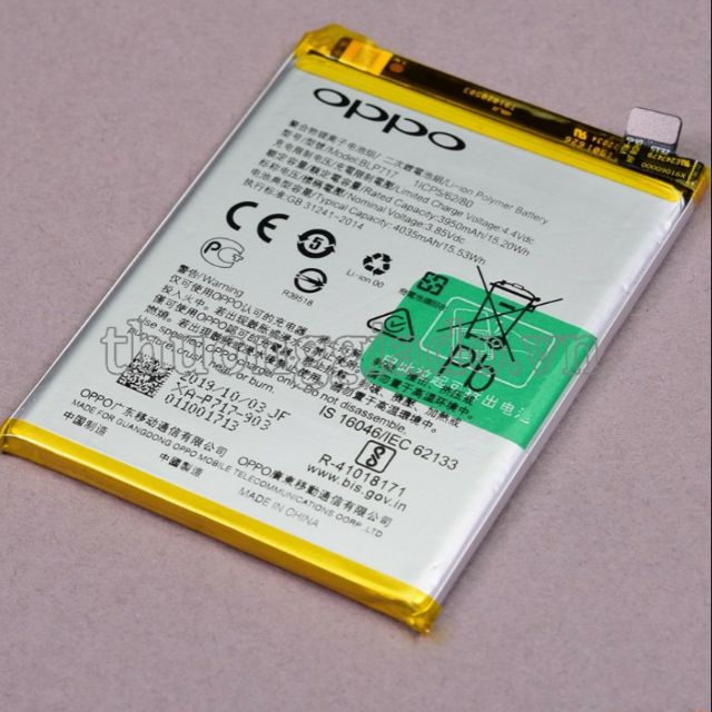 pin Oppo Reno 2, BLP717, 4035mAh bảo hành 6 tháng