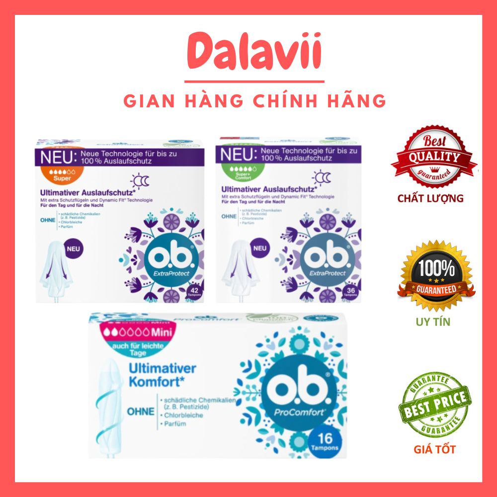 Băng vệ sinh Tampon Ob Đức - Shop Dalavii