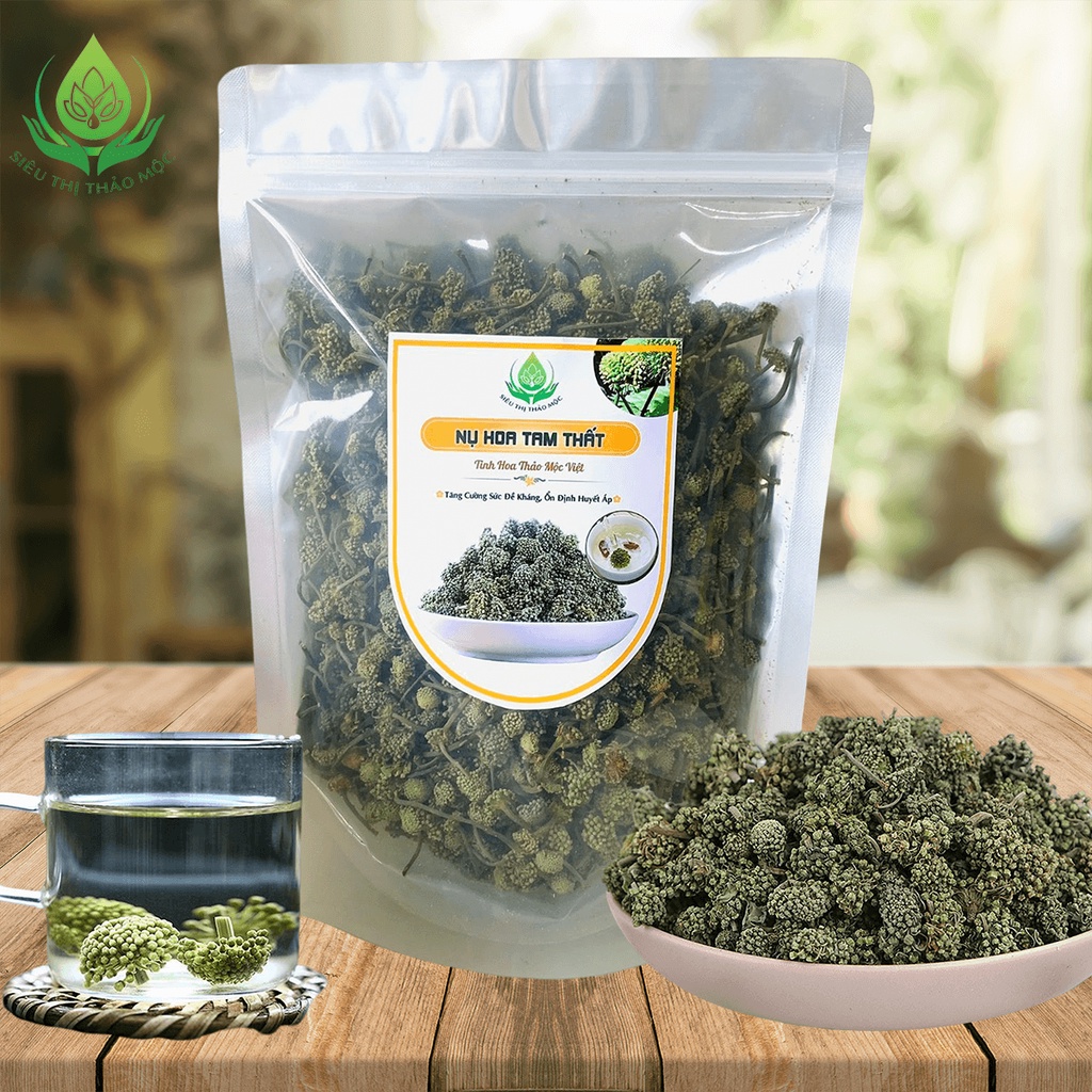 ✅ Nụ Hoa Tam Thất Sấy Khô 100gr Tự Nhiên Loại Đẹp Nguyên Nụ Không Vụn Tốt Cho Sức Khỏe