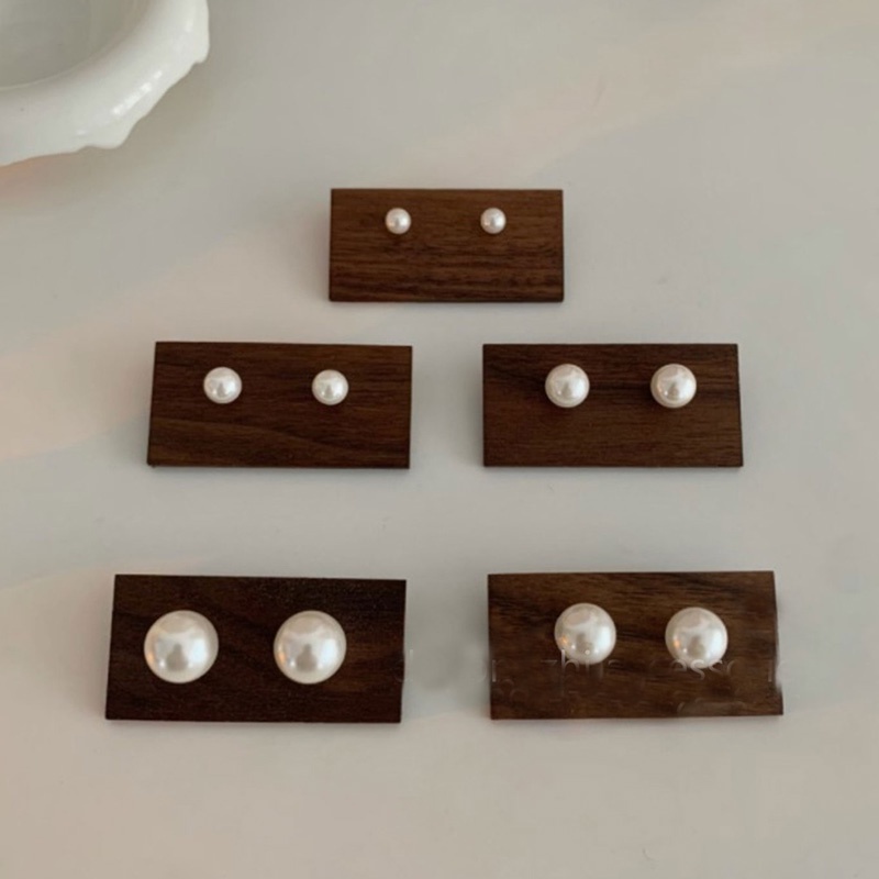 Đôi Bông Tai Ngọc Trai Giả Thời Trang Cho Nữ 8/10/12/14mm