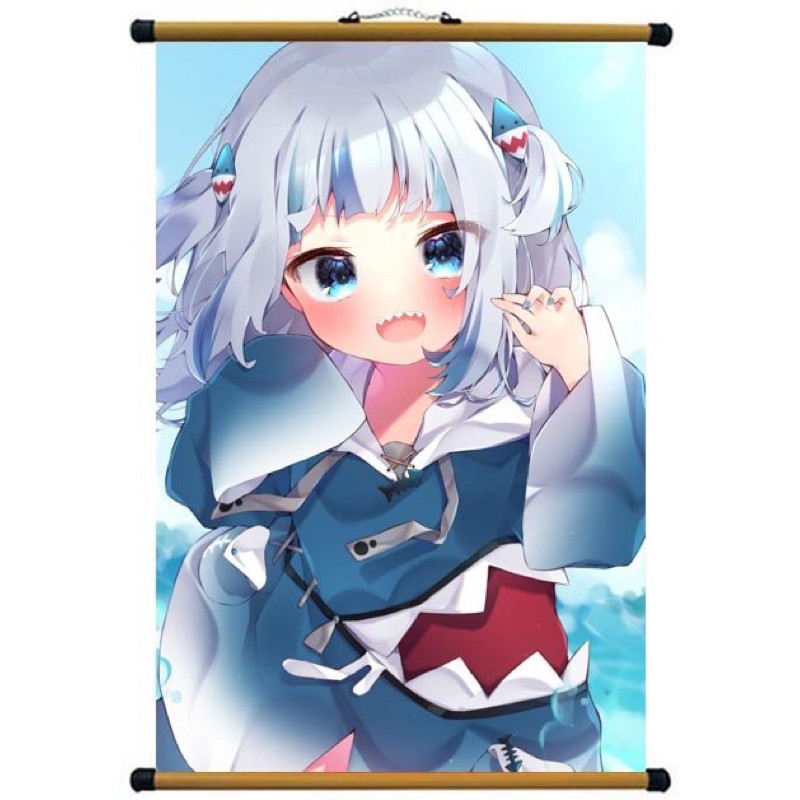 ảnh Poster treo tường Gawr Gura-Hololive/ tranh treo tường vtuber gawr gura hololive