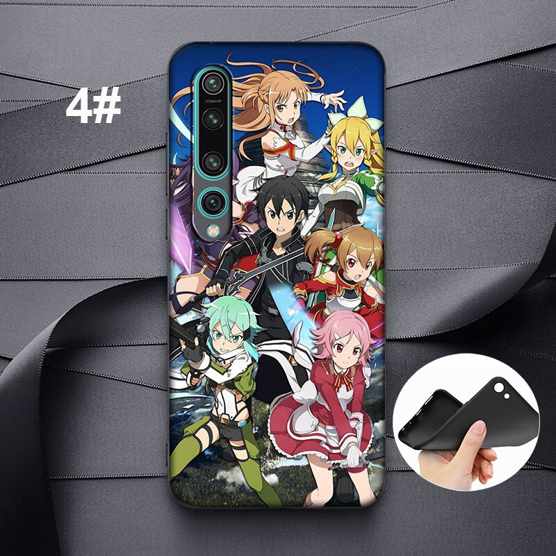 Ốp Lưng Mềm In Hình Sword Art Online Cho Xiaomi Redmi 9t Go Note 8t 9 9s Pro Max Note9 Mi Poco M3 X2