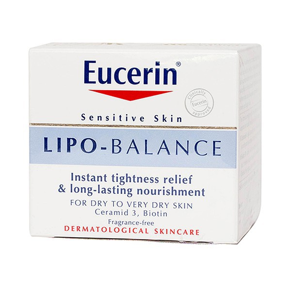 Kem Dưỡng Ẩm Cho Da Khô Và Nhạy Cảm Eucerin Lipo Balance (50ml)