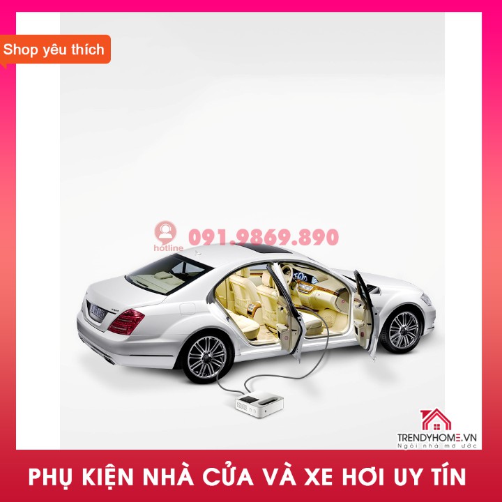 Máy Bơm Hơi Xe Hơi Thông Minh 12V Máy Nén Khí Chạy Điện Với Áp Suất Lốp tẩu sạc Màn Hình LCD Máy Bơm Lốp Di Động có đèn