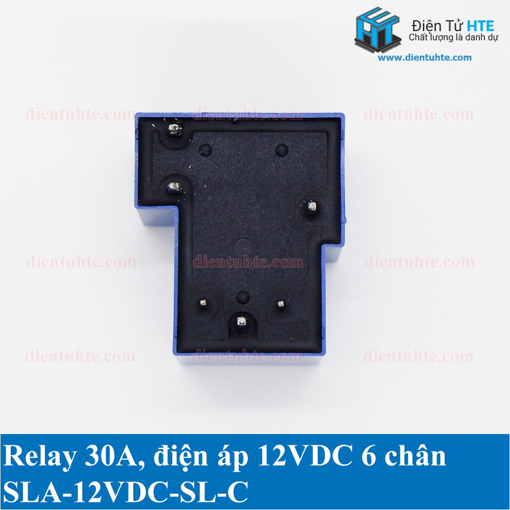 Relay 12V  5 chân 6 chân T90 30A SONGLE [HTE Quy Nhơn CN2]