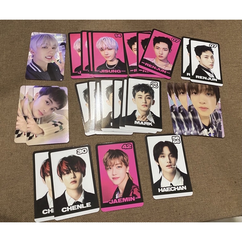 bộ ảnh photocard NCT Dream popupstore trading B