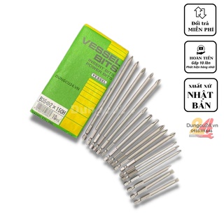 [ made in japan ] Mũi bắn vít Vessel chuẩn đuôi ngắn B35 Và JT Nhật Bản ( giá 1 mũi )