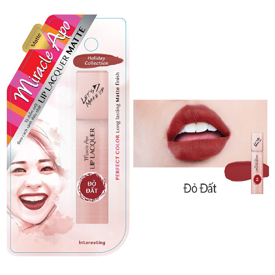 Son Miracle Apo Lip Lacquer Matte Holiday