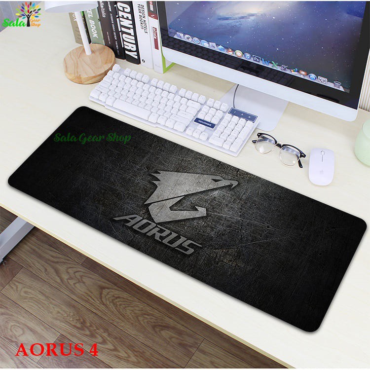 Bàn di chuột - Lót chuột Kích thước 800x300x4mm Logo AORUS  Nhiều mẫu