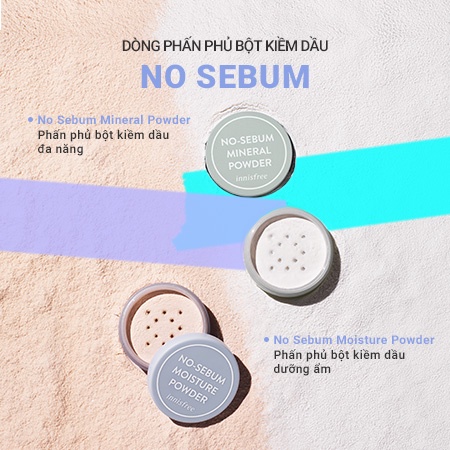 PHẤN PHỦ /INNISFREE /Phấn phủ kiềm dầu Innisfree No-Sebum Mineral Powder [phan lot kiem dau]