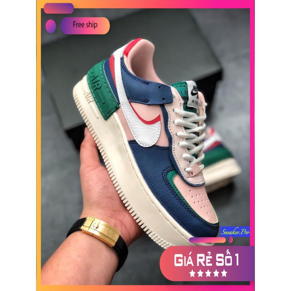 Giày thể thao Air Force 1 Shadow Mystic Navy siêu ngầu dành cho nữ