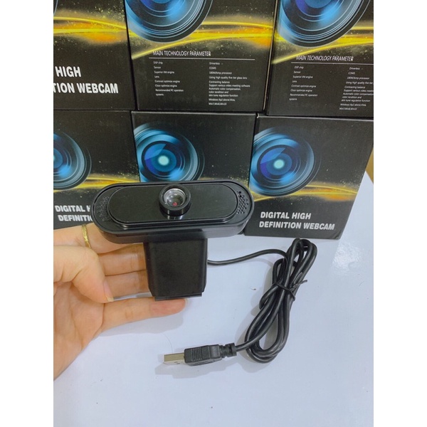 Webcam chân kẹp màn hình PC Camera FULL HD1080