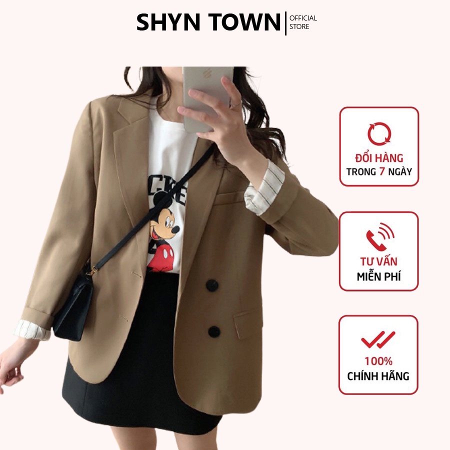 ❣Áo vest nữ thời trang hàn quốc, blazer 2 lớp cao cấp hot trend