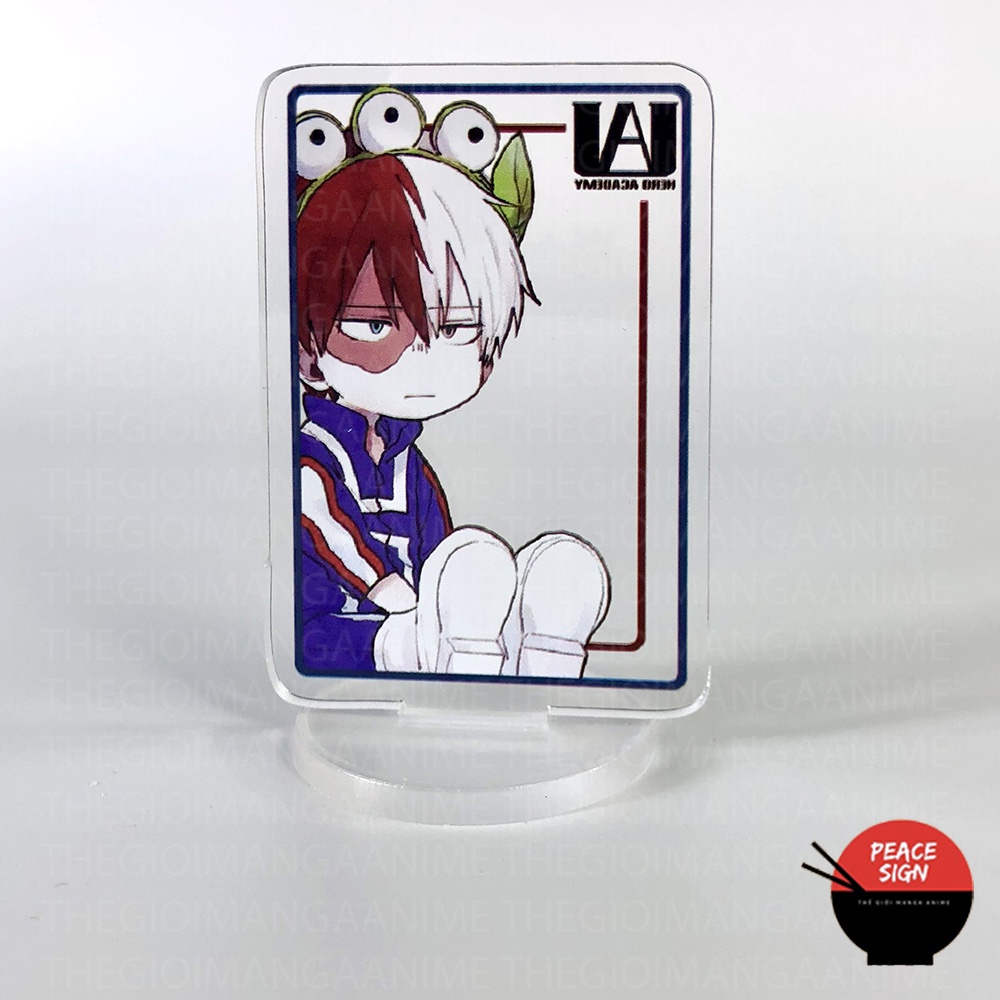 Standee mini HỌC VIỆN ANH HÙNG ver CHỮ NHẬT Mô hình BOKU NO HERO ACADEMIA game anime chibi mica trưng bày