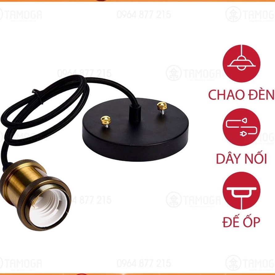 Dây đui đèn thả trần trang trí DT 5002 + Tặng kèm bóng led Edison