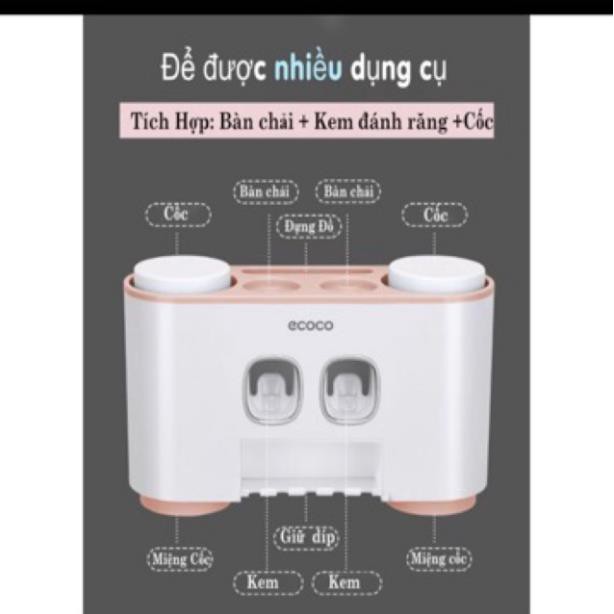 [Giảm 50%]  BỘ NHẢ KEM ĐÁNH RĂNG ECOCO CAO CẤP-1802