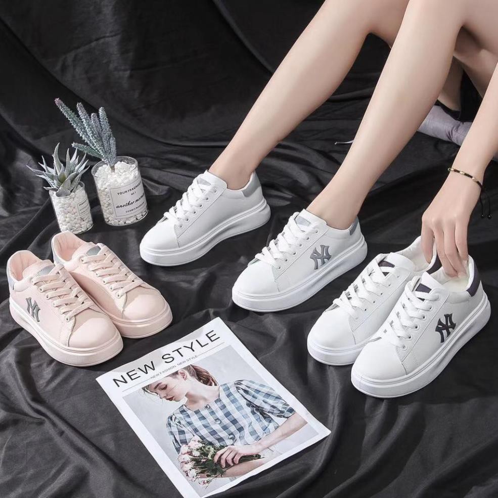 Săn hàng siêu HOT  Giày sneaker nữ 2021 phản quang N.YY siêu hot [FREE SHIP] [Giảm giá 5%]