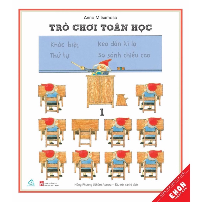 Sách - Combo Ehon Trò chơi toán học (3 cuốn)