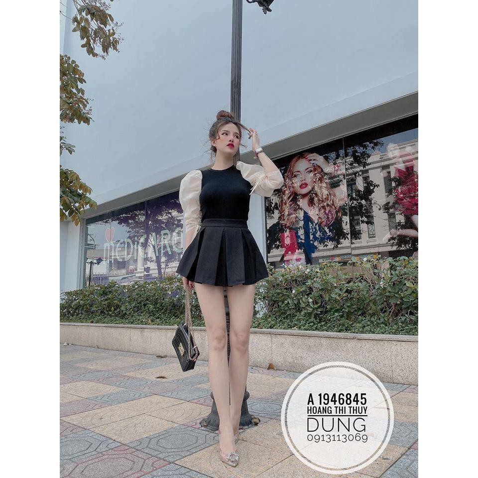 Quần Giả Váy Chân Váy Ngắn Xếp Ly To có quần ren bên trong Khóa Kéo | BigBuy360 - bigbuy360.vn