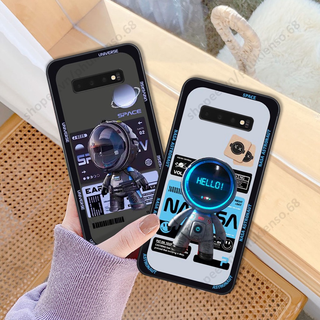 Ốp lưng Samsung S10 / S10 5G / S10 Plus / S10+ hình người máy, robot nasa đáng yêu dễ thương