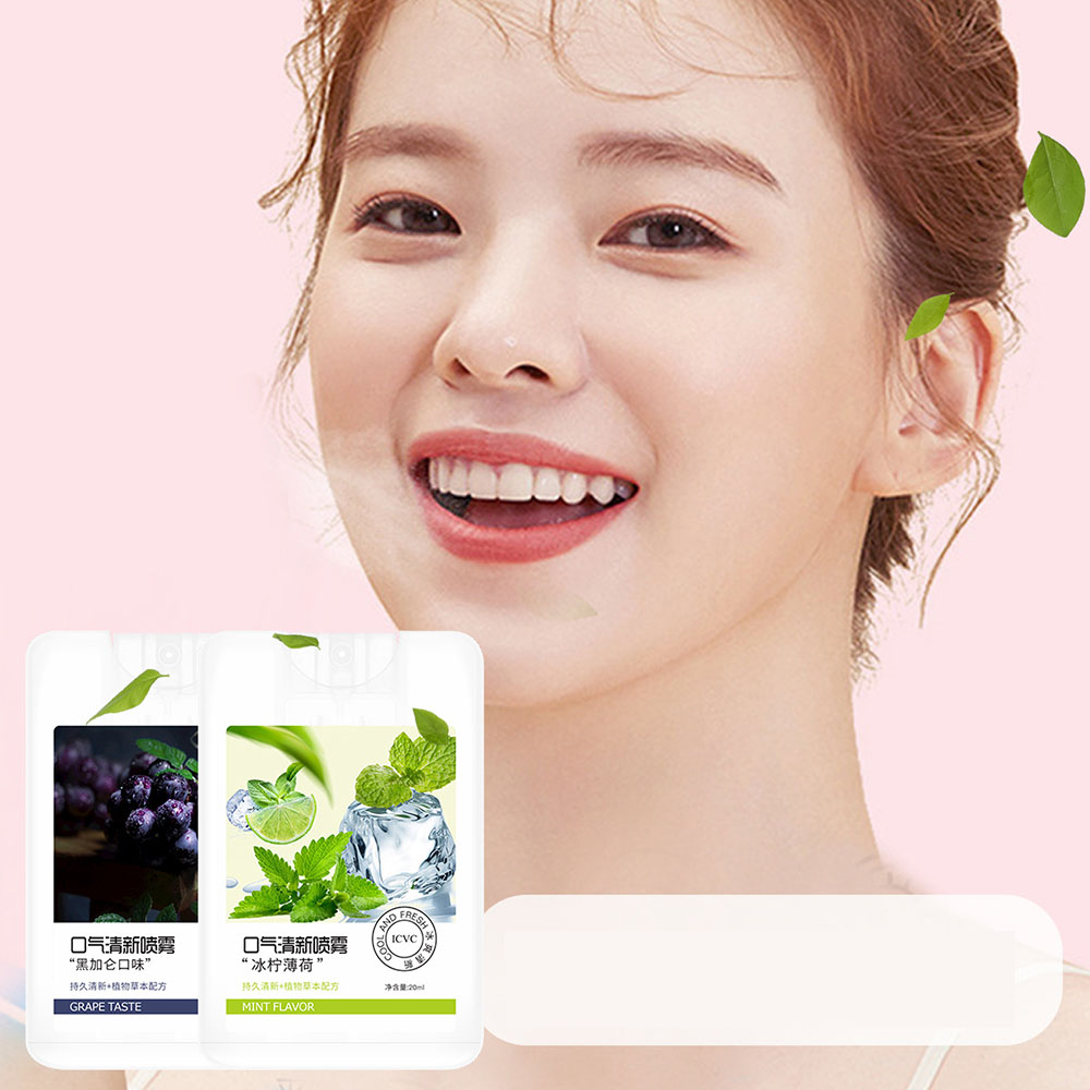 Nước xịt thơm miệng hương trái cây tươi mát lâu trôi cho nam nữ 20ml