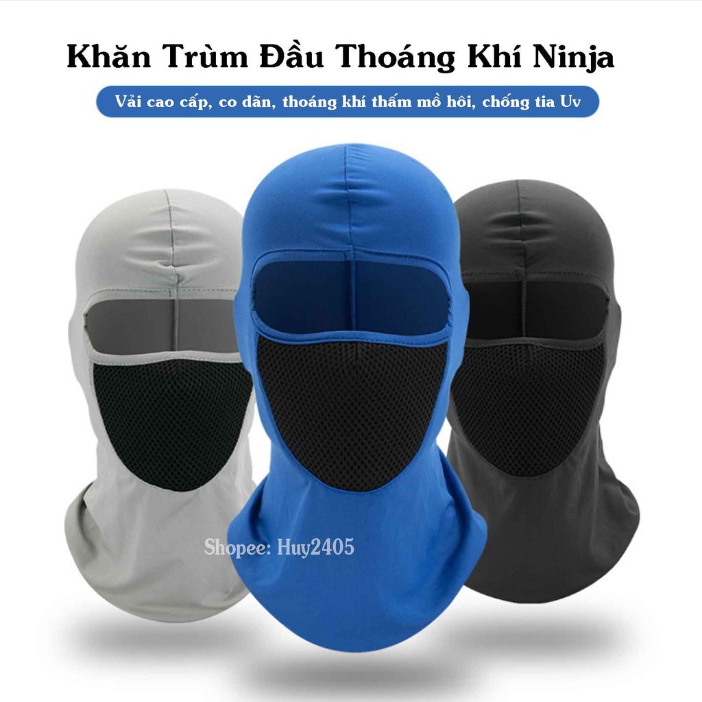 Khăn Phượt Trùm Đầu Ninja Điều Hòa Cao Cấp - Mặt Nạ Chống Nắng, Chống Tia Uv Đa Năng Đi Xe Máy, Câu Cá, Chơi Thể Thao | BigBuy360 - bigbuy360.vn