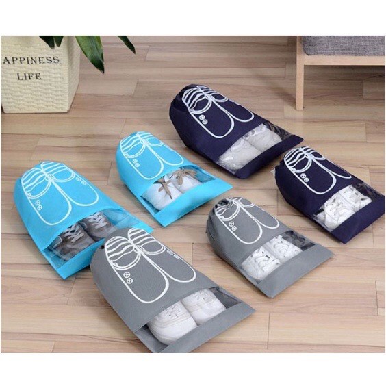 Túi đựng giày dây rút,Túi đựng đồ Đi Du Lịch Tiện Lợi size lớn 42*33cm ( đựng được giày nam và nữ )!