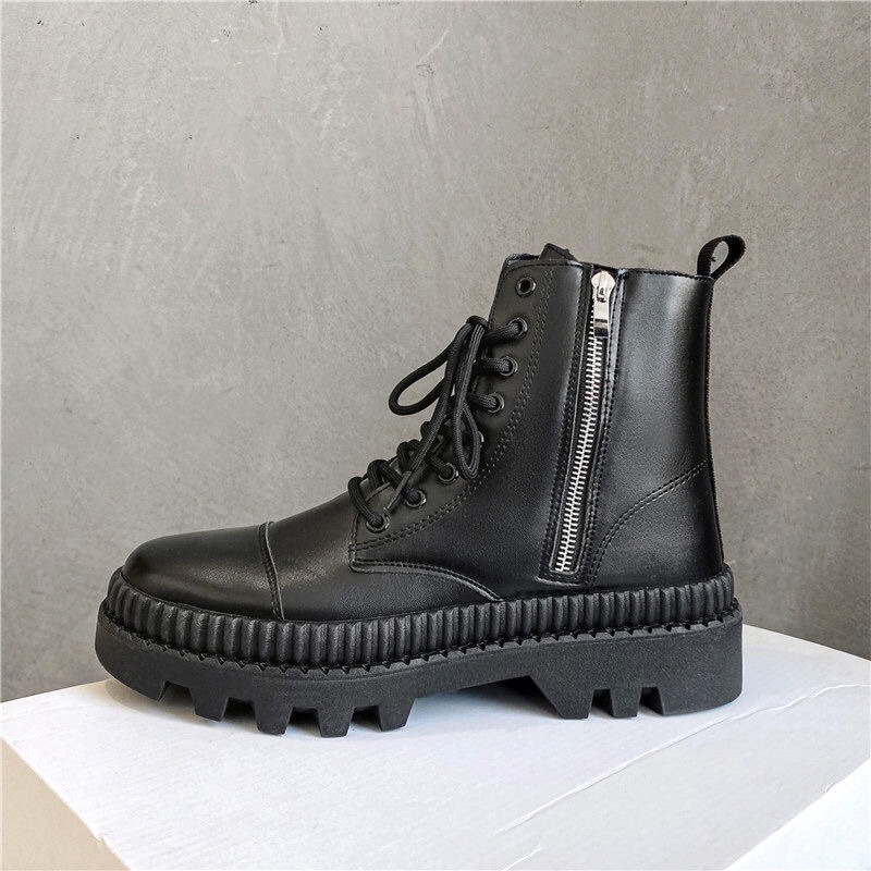 Order Boots nam có khoá kéo phong cách Ulzzang mới nhất thu đông | BigBuy360 - bigbuy360.vn