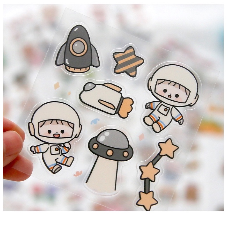 Sticker dán trang trí telado kích thước 8*8cm