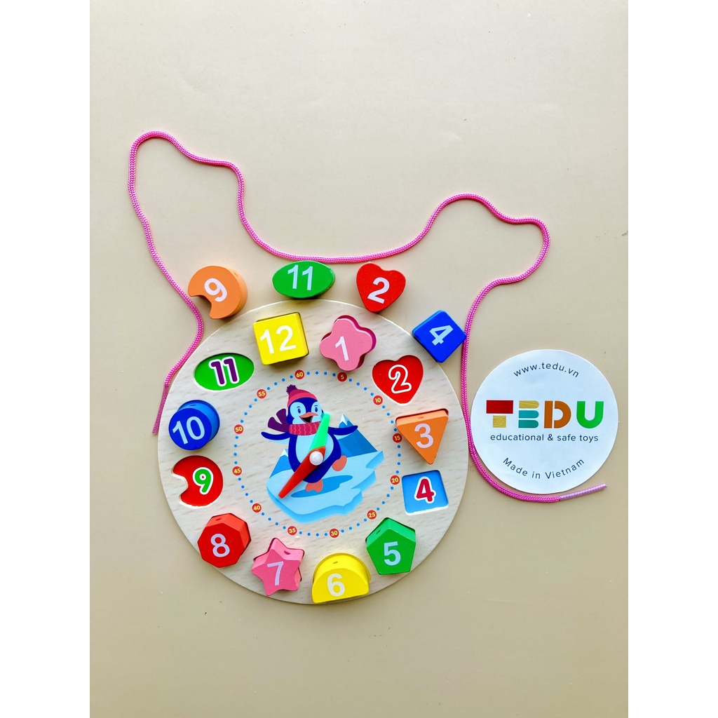 Đồ chơi gỗ TEDU rèn luyện tư duy cho bé