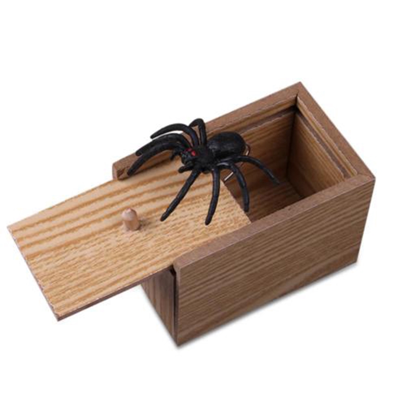Hộp đựng trang trí bằng gỗ hình người nhện