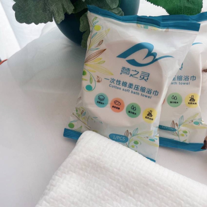 Khăn tắm viên nén du lịch  dùng một lần, Khăn tắm cotton tiện lợi KABA