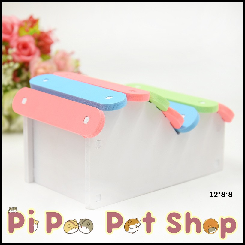 Nhà gỗ cho Hamster - mái vòm lượn cầu vồng