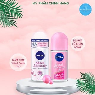 Lăn ngăn mùi nivea shaveless ngọc trai đẹp quyến rũ