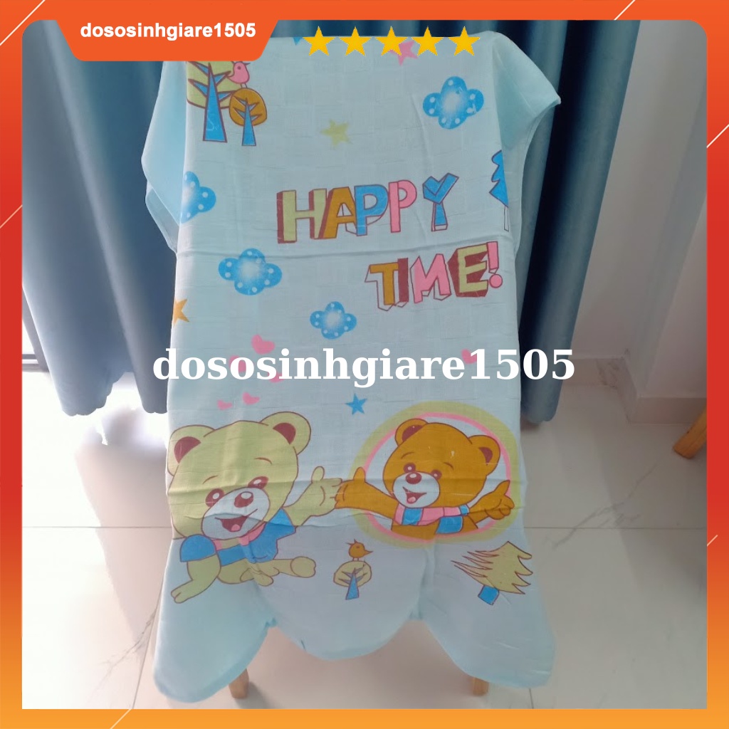 Khăn tắm cotton chất vải xô 2 lớp đa năng, dùng để tắm hoặc quấn bé