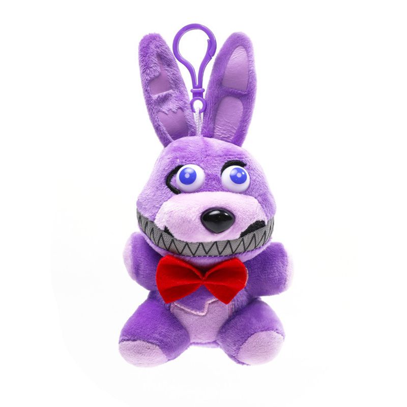FNAF Bear Keychain Horror Game Plush Doll Soft Kid‘s Stuffed Toy